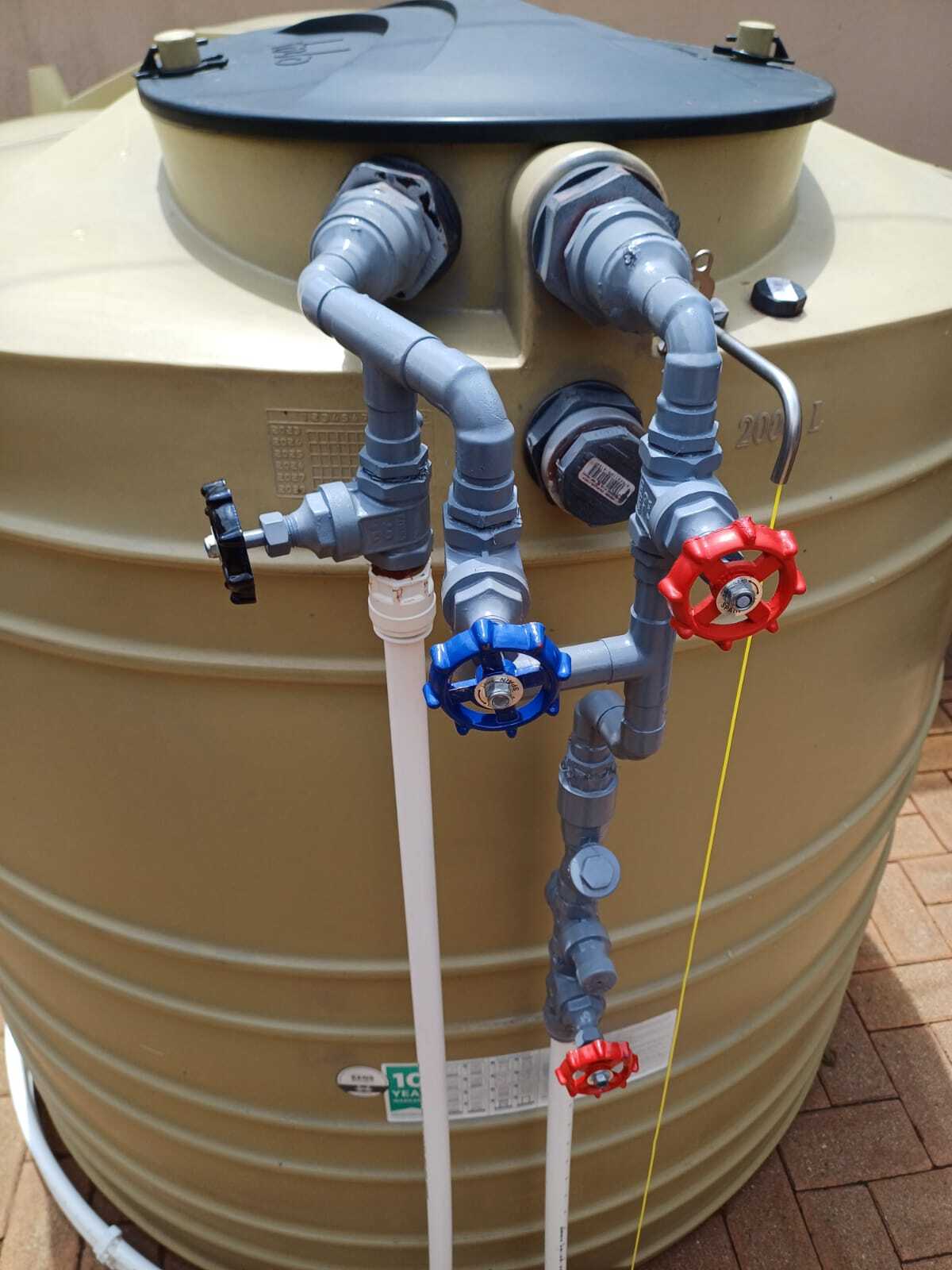 backup water tanks